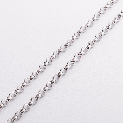 Цепочка Ролло в белом золоте ц00362-3,5 №2