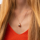 Колье "Megan" в красном золоте (Small) кол02576 от ювелирного магазина Оникс - 3