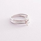 Помолвочное золотое кольцо с бриллиантами кб0102ca от ювелирного магазина Оникс - 2