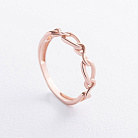 Каблучка "Нескінченність" у червоному золоті к08500 от ювелирного магазина Оникс