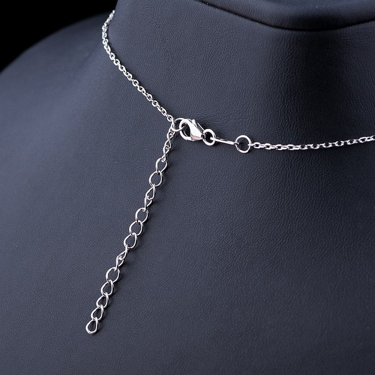 Срібне кольє "Ангел" з фіанітами 18540 від ювелірного магазину Онікс - 2