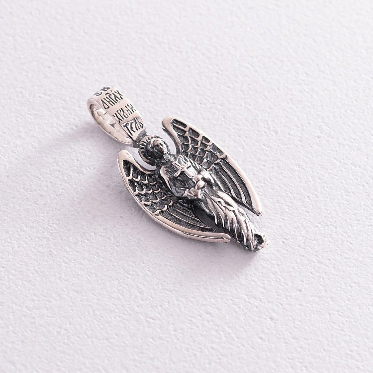 Серебряная подвеска "Ангел Хранитель" 13530 от ювелирного магазина Оникс