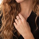 Помолвочное золотое кольцо с бриллиантом кб0413 от ювелирного магазина Оникс - 1