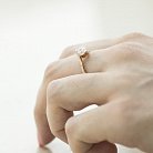 Помолвочное кольцо с фианитом к01900 от ювелирного магазина Оникс - 4