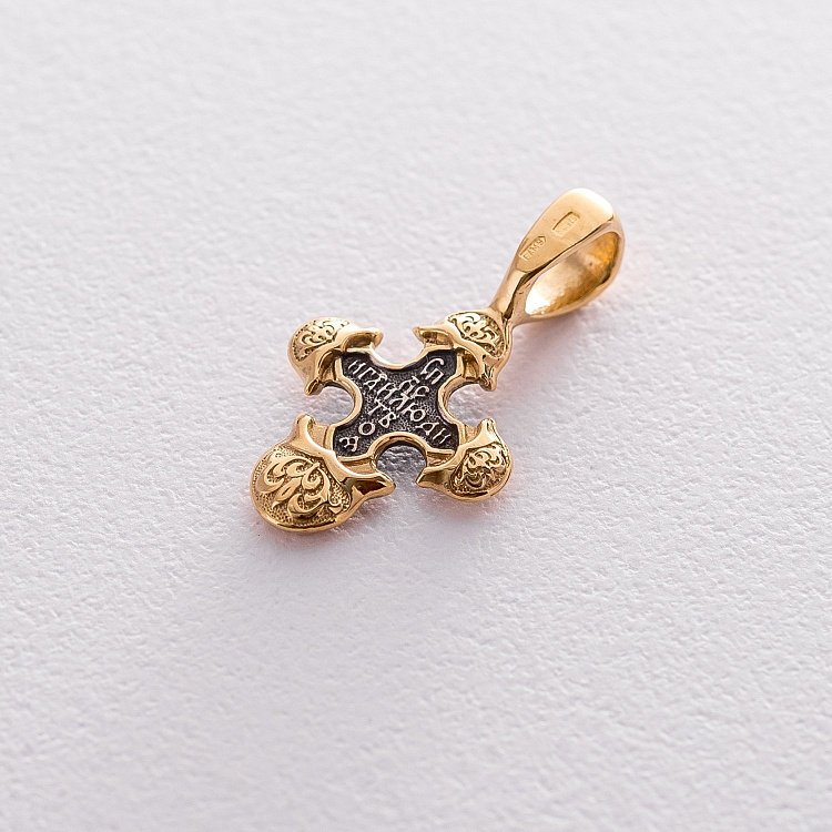 Православний хрест "Розп'яття Христове" 132909 від ювелірного магазину Онікс - 4