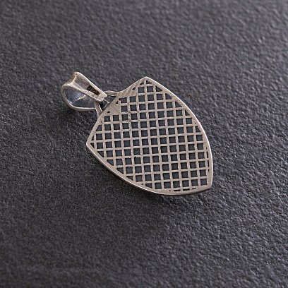 Срібний кулон "Ісус Христос у терновому вінці" 133175 №8