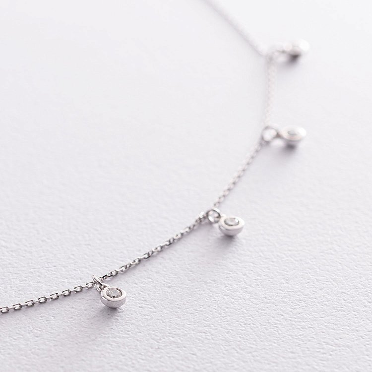 Золотое колье с бриллиантами колб0060di от ювелирного магазина Оникс - 2