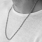 Мужская серебряная цепочка "Бесконечность" 15154 от ювелирного магазина Оникс - 1