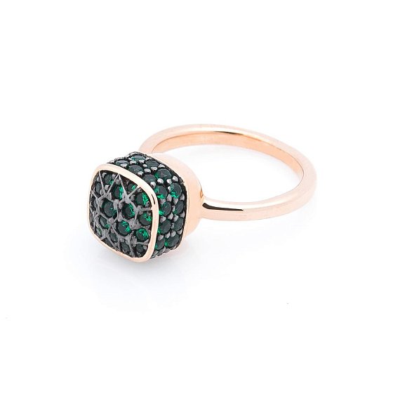 Золота каблучка (фіаніти) к05465 №2
