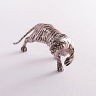 Серебряная фигура "Тигр" ручной роботы 23100 от ювелирного магазина Оникс - 1