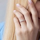 Золотое кольцо "Николь" с бриллиантами 101-10098(2.5) от ювелирного магазина Оникс - 5