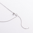 Золоте кольє "Серце" з діамантами і сапфірами колб0200ca от ювелирного магазина Оникс - 3