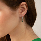 Срібні сережки "Priscilla" 7260род от ювелирного магазина Оникс - 3