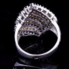 Серебряное кольцо с фианитами 11377 от ювелирного магазина Оникс - 2