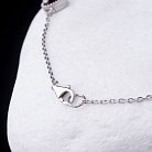 Срібний браслет (онікс, родій) 14876 от ювелирного магазина Оникс - 3