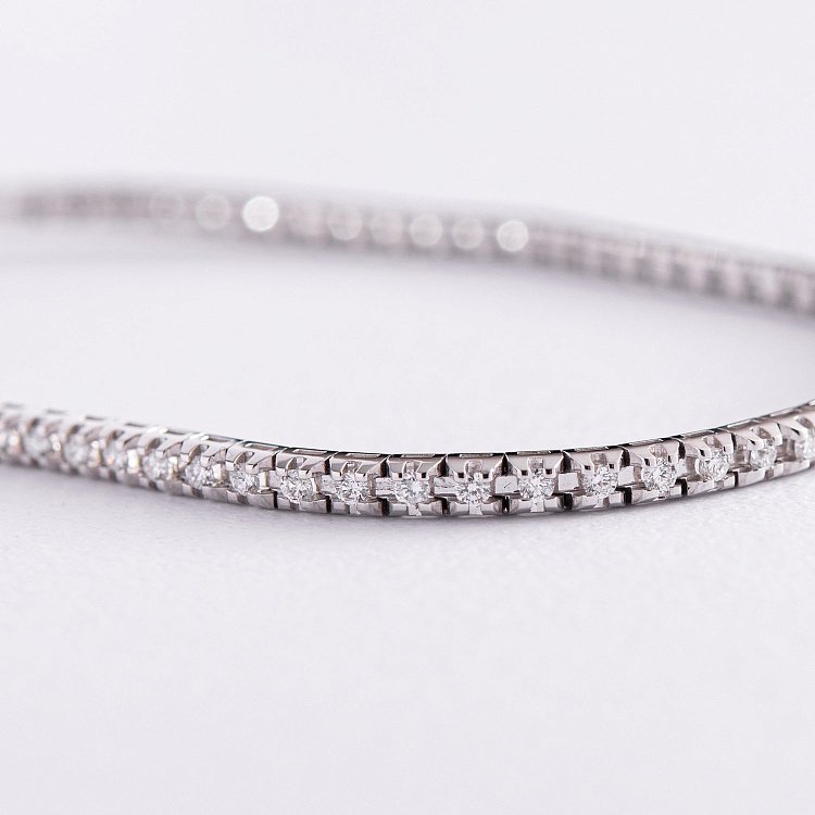 Браслет у білому золоті з діамантами 518771501 від ювелірного магазину Онікс - 4