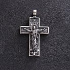 Срібний хрест "Розп'яття Ісуса Христа" 133170 от ювелирного магазина Оникс - 2