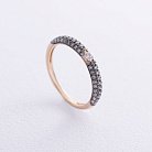 Золотое кольцо с бриллиантами кб0525ca от ювелирного магазина Оникс