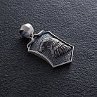Мужской серебряный кулон "Орел" 377 от ювелирного магазина Оникс - 5