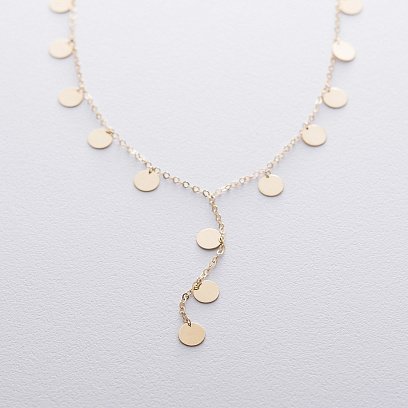 Кольє Монетки в жовтому золоті кол01553