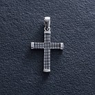 Срібний хрест "Спаси і збережи" 133105 от ювелирного магазина Оникс - 3