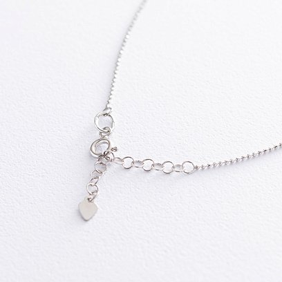 Срібне кольє "Кульки" 181089 №6