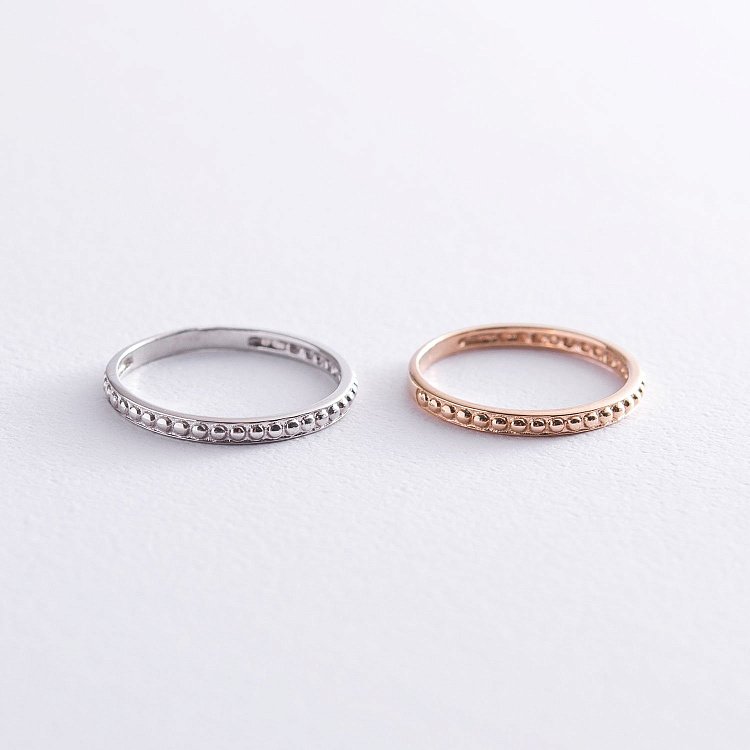 Каблучка в червоному золоті к06602 від ювелірного магазину Онікс - 3