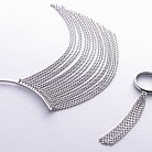 Серебряная серьга - каффа "Неповторимость" 122861 от ювелирного магазина Оникс - 13