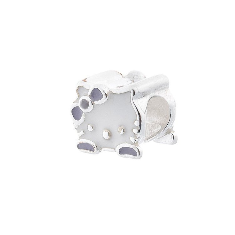 Серебряный шарм "Hello Kitty" (эмаль) 132598 от ювелирного магазина Оникс - 1