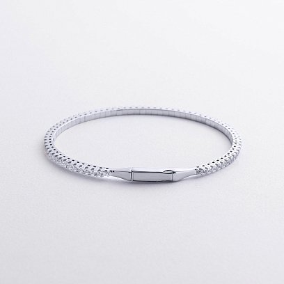 Золотий браслет "Clarice" з доріжкою каменів б05558 №11