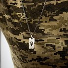 Серебряный кулон "Герб Украины - Тризуб" 133213g от ювелирного магазина Оникс - 16