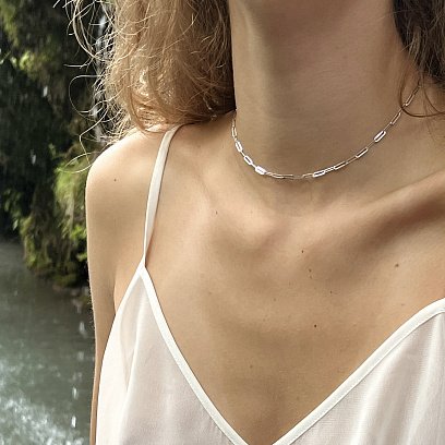 Кольє "Ванесса" у білому золоті кол02204 №4