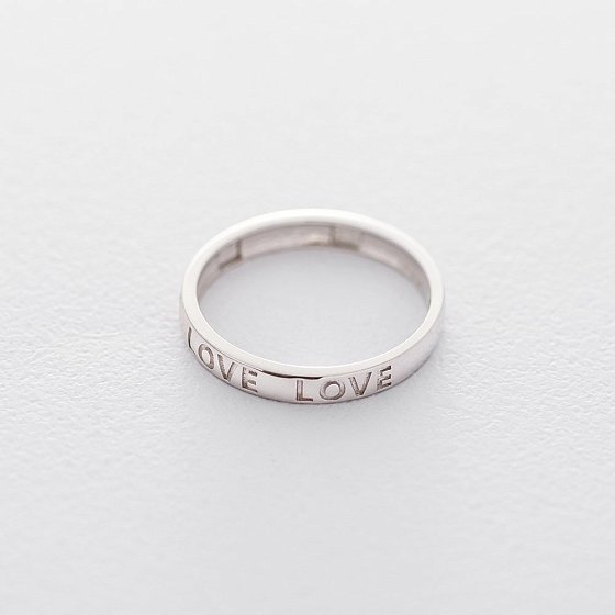 Золота каблучка "Love" к05874