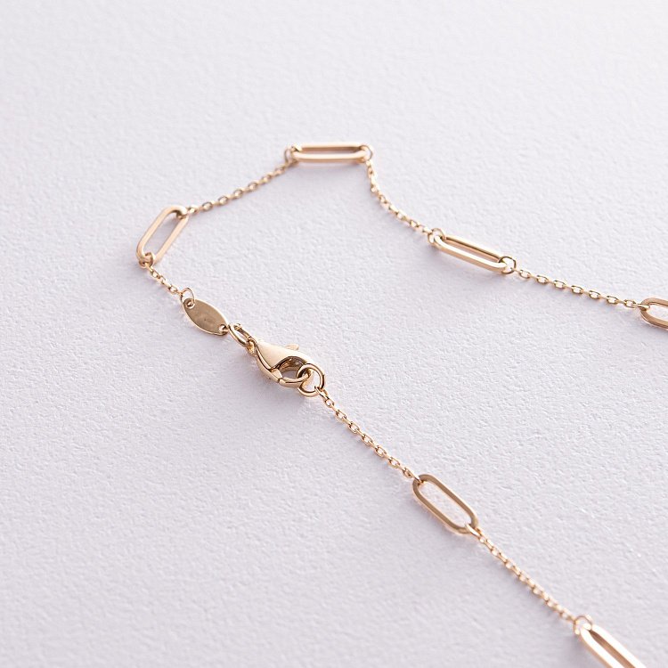 Кольє "Карен" у жовтому золоті кол02349 від ювелірного магазину Онікс - 4