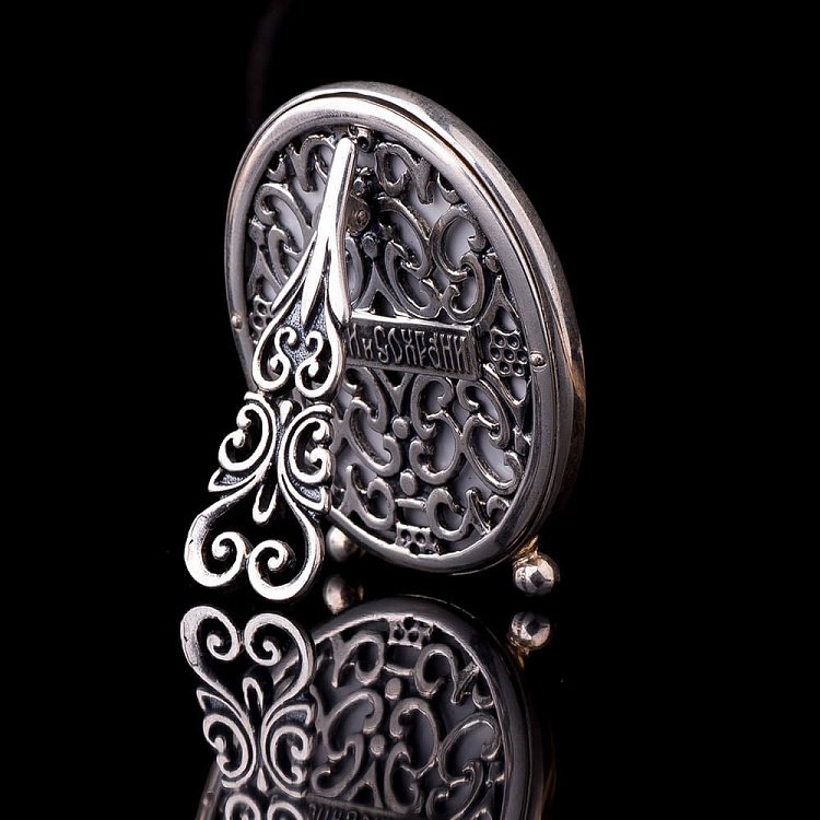 Икона "Св. Николай Чудотворец" с позолотой 23409 - 1 Икона "Св. Николай Чудотворец" с позолотой 23409 от ювелирного магазина Оникс - 1