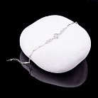 Серебряный браслет "Клевер" с фианитами 14899 от ювелирного магазина Оникс - 2