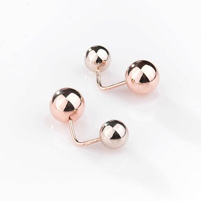 Золоті сережки "Кульки" с02882