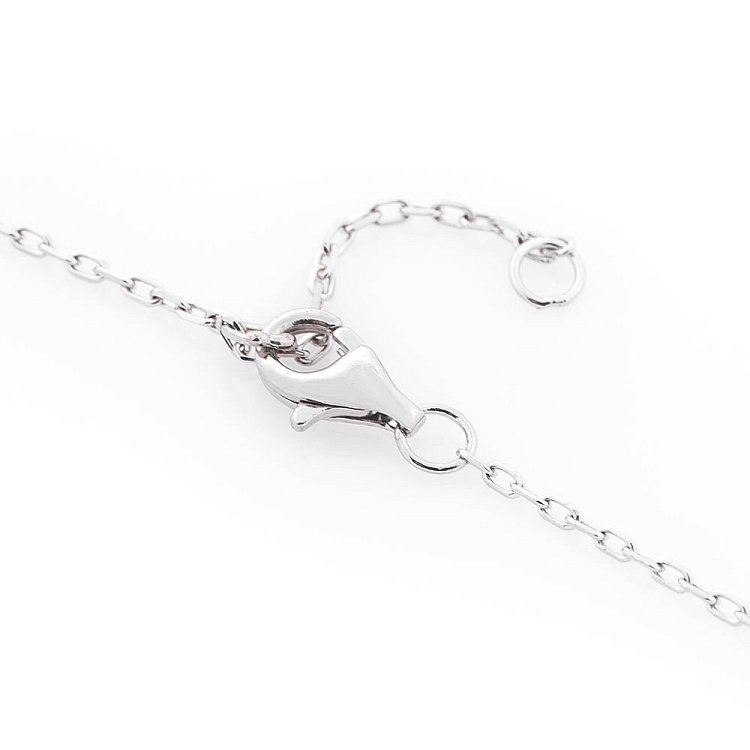 Серебряное колье "Колокольчик" (фианиты) 18603 от ювелирного магазина Оникс - 2