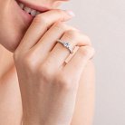 Помолвочное золотое кольцо с бриллиантами 221971121 от ювелирного магазина Оникс - 8