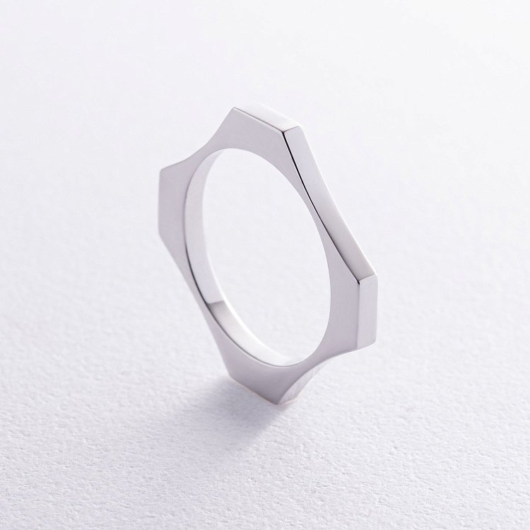 Кольцо "Астрид" в белом золоте к07450 от ювелирного магазина Оникс