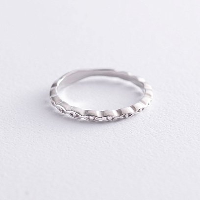 Кольцо в белом золоте к06595