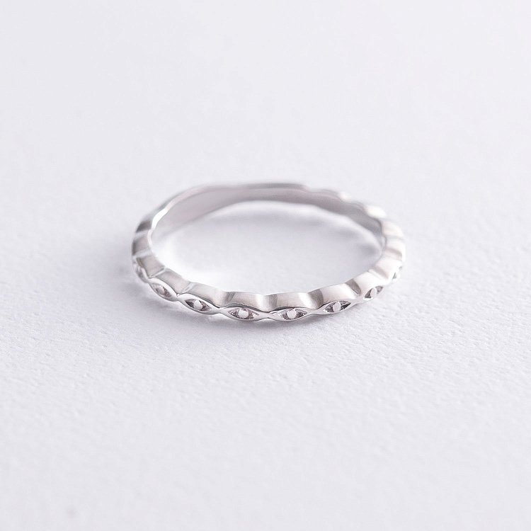 Кольцо в белом золоте к06595 от ювелирного магазина Оникс