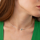 Кольє - чокер "Adele" у сріблі з кулькою (10 мм) 181328 от ювелирного магазина Оникс - 10