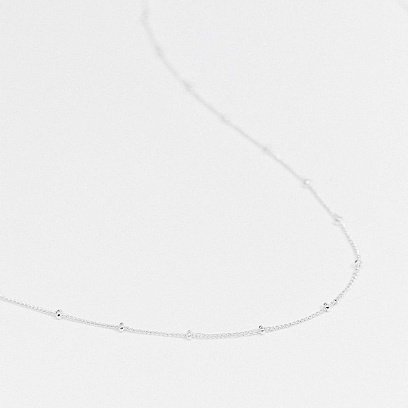 Срібне кольє "Витонченість" 181055 №2