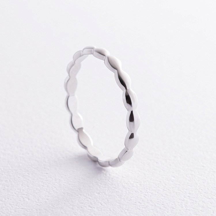 Каблучка "Міллі" у білому золоті к07523 від ювелірного магазину Онікс