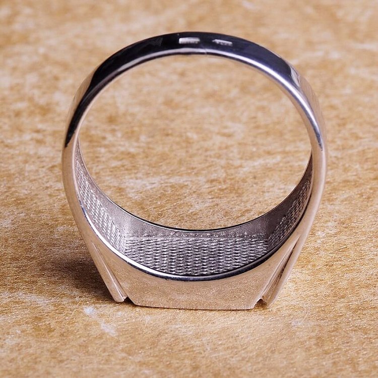 Мужская печатка серебряная 111375 от ювелирного магазина Оникс - 2