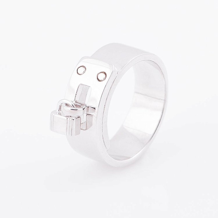 Срібний перстень з замком 111970 від ювелірного магазину Онікс