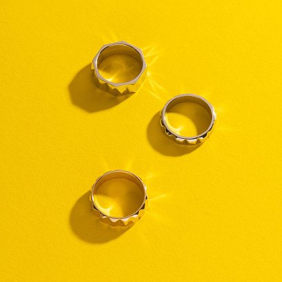 Каблучка "Frederika" у білому золоті к07519 №3