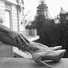 Серебряный браслет на ногу (культ. пресн. жемчуг, фианиты) 905-01603 от ювелирного магазина Оникс - 5