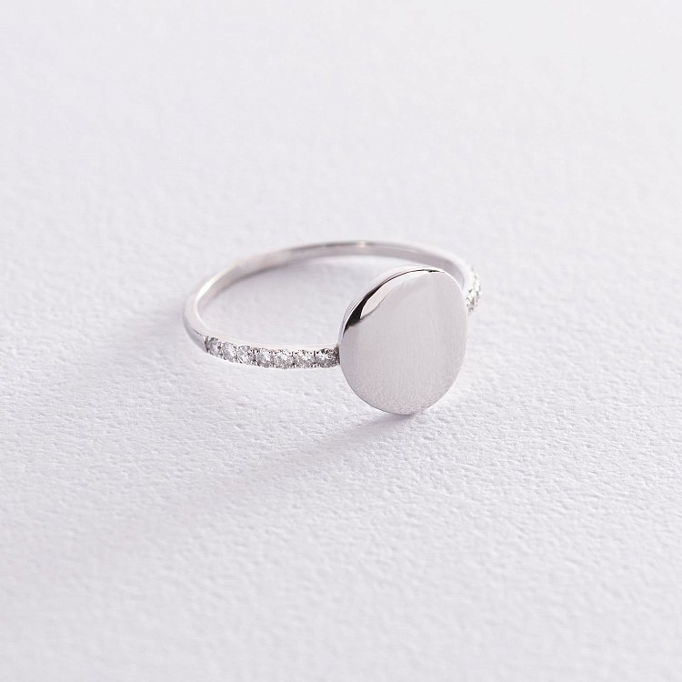 Золота каблучка "Софі" з діамантами 101-10067 від ювелірного магазину Онікс